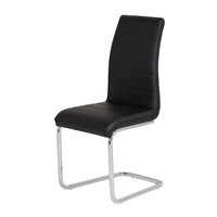 High Quality &amp;amp; Comfortable Material of PU Leather with Chrome Legs Conference Chair