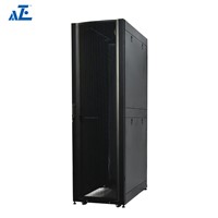 AZE 42U Server Rack Enclosure 600mm x 1070mm w/ Sides BLACK RAL9005