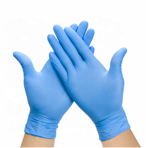 Medical Exam Nitrile Gloves Comfortable Disposable Gloves 100 Pcs Nitrile Powder Free Rubber Latex Free, Non-Sterile