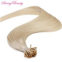 Factory Wholesale I Tip Stick Tip Pre Bonded European Remy Human Hair Extensions
