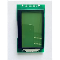 12864G-17, 128x64 Graphic LCD Display COG Type LCD Module DISPLAY, STN-YELLOW, P/S, 3.3V