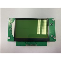 12864G-20,128x64 Graphic LCD Display COG Type LCD Module DISPLAY, STN-YELLOW, P/S, 3.3V