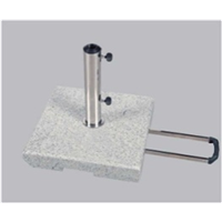 High Quality Gray Solid Granite Stone Outdoor Patio Umbrella Parasol Base 50KG/50GS-63-A