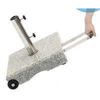 High Quality Gray Solid 50KG Granite Stone Outdoor Patio Umbrella Parasol Base/50GS-63-A