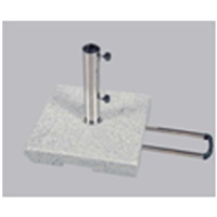 High Quality Gray Solid Granite Stone Outdoor Patio Umbrella Parasol Base 70KG/70GS-66-A