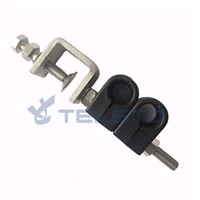 Feeder Cable Clamp for 1/2'' Coaxial Feeder Cable, 2 Holes, 304 Stainless Steel