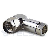 N Male Angle Connector for 1/2'' Super Flexible RF Cable RF Coaxial Connector