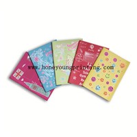 Water Proof Coated Silk Printing Staple Binding Ruled Student Exercise Book