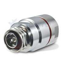 DIN Male Connector for 1-1/4'' Flexible RF Cable RF Coaxial Connector