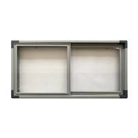 Flat Door for Glass Top Freezer with Assembly Frame
