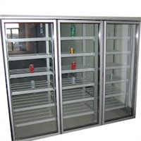 Reach-in Glass Half Swing Door for Refrigerator/Freezer with LED