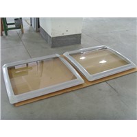 PVC Combine Aluminum Frame Hinged Glass Lids