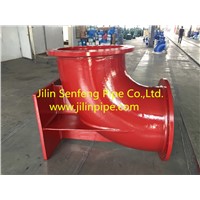Double Flanged Duckfoot Bend, Ductile Iron Pipe Fittings