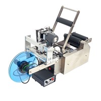 High Performance Semi Automatic Round Bottle Labeling Machine with Code Printer