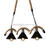 Antique Hemp Rope Pendant Light Fixtures China Light Lamp
