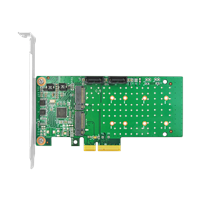 Linkreal PCIe SATA Controller Card 2 Port PCIe X1 to M. 2 SATA RAID Controller Adapter Card