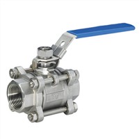 Stainless Steel 3PC Ball Valve Thread End