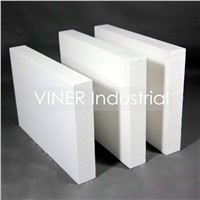 1800 Fireproof Polycrystalline Mullite Ceramic Fiber Board for Heat Insulation