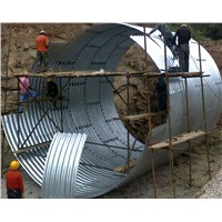 CE &amp;amp; ISO Certificated &amp;amp; Carbon Steel Material Corrugated Steel Tank Oval Shaped Steel Culvert Pipe