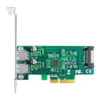 Linkreal USB 3.1 PCIe X4 Dual Type A External Adapter Card