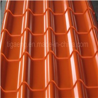 Wholesale Factory 980/930/1050mm Glazed Colorful Steel Roofing Step Tiles Villa