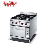 Electric/Gas Cooking Range with Oven or Cabinet Stainless Steel 304