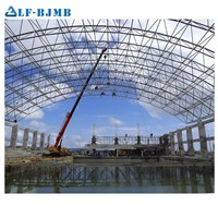 New Design Space Frame Structure Roofing Building Galvanized Steel Swimming Pool Roof Cover