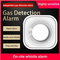 Manufacture Price Wireless 433mhz Standard Gas Detector Alarm for Home Kitchen Security Gas Leak Detect