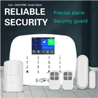 Wireless Smart Home WiFi GSM Alarm System with TFT Touch Panel Security Alarm Kit
