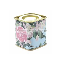 Matcha Tea Powder Tin Can with Easy Open Lid