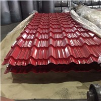 Antique Color Glazed Step Steel Roofing Tile In South America