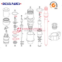 Good Quality Delphi Injector Repair Parts 0 445 120 123 Fuel Injector Denso