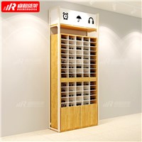 Factory Price Miniso Style Wooden Shelf Display for Store Sunglasses Display Cabinet