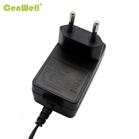 12V 1A AC DC Power Adapter EU Plug for CCTV Camera White Black Color