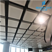 2020 New Curved Waterproof Aluminum Ceilling Panel In Square Shape