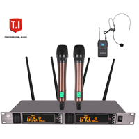 T. I Audio Brand Wireless Long Distance K-880A Microphone, 500 Signal Cover for Singer, Speach Events. Pastor Crusade