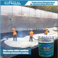 Non-Curing Rubber Modified Bitumen Waterproof Coating