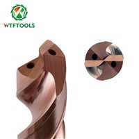 WTFTOOLS Internal Coolant 5xD 11.9mm Solid Carbide Twist Drill Bits