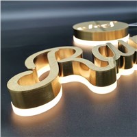 Acrylic Sign Boards LED Letter Wholesale Indoor Advertising Light Logo Signagage Store Front LED Signs