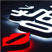 Hight Quality Advertising Channel Letter Sign Aluminum LED Lighted Letters Illuminated LED Letter Shop Sign
