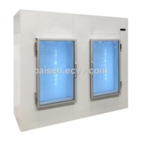 BC 850 Indoor Or Outdoor Commercial Ice Box Freezer /Bagged Storage Ice Merchandiser