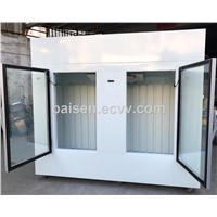 1000L Glass Door Cube Ice Storage Freezer/Indoor Ice Merchandiser