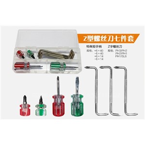Screwdriver Set with MINI Z Type Alloy Steel Labor-Saving Repair Disassemble Hand Tool for Small Corners Gaps
