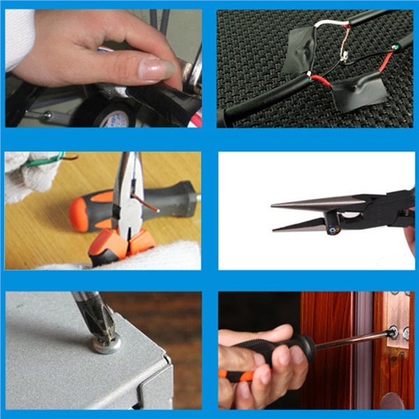 Stt-045 Multifunction Household 45-Piece Electrician Repair Toolbox Set Lightweight Multifunctional Hand Tools Kits