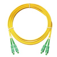 9/125 Single Mode Simplex Fiber Optic Cable Jumper 3M SC Fiber Optic Patch Cord