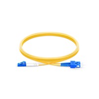 SC/UPC-SC/APC Singlemode Simplex 9/125 Indoor Fiber Optic Patch Cord / Jumper