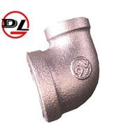 Black Malleable Iron Pipe Fittings Reducing Elbow