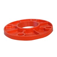 Ductile Iron Pipe Fittings Grooved Flange