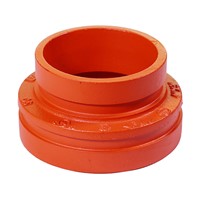 Ductile Iron Pipe Fittings Grooved Reducing Union Reducer
