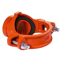 Ductile Iron Pipe Fittings Mechanical Tee Grooved Outlet